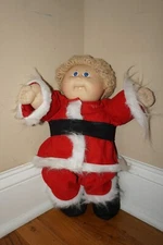 Vintage 1983 Cabbage Patch Boy Doll 2 Mold Dimples Brown Hair