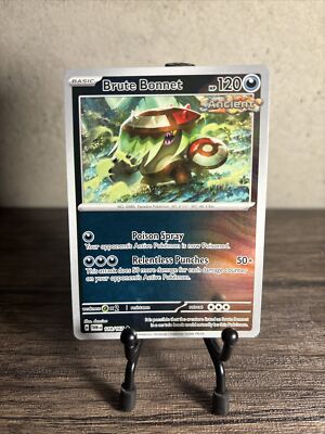 Pokemon -  Brute Bonnet - 118/167 - Reverse Holo -  Twilight Masquerade - NM/M!