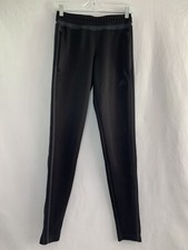 Adidas Climacool Women  s Track Pants Zip Ankle Black Size XS