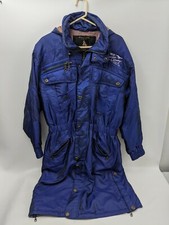Marker Insulated Long Coat Shimmering Blue 2002 Slc Olympic Women's Small