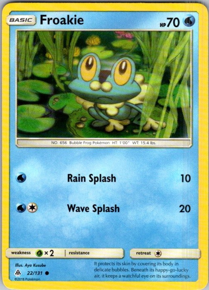 Pokemon SM - Forbidden Light Froakie (22) 22/131 NM