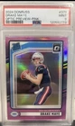 2024 Panini Donruss - Rated Rookie Drake Maye Optic Preview Pink Prizm (RC) PSA9