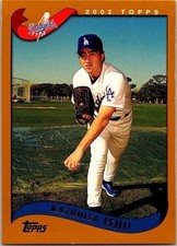 Kazuhisa Ishii Topps 427 Yakult 2002 Baseball Card