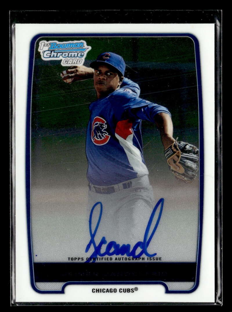 2012 Bowman Jeimer Candelario Chrome Prospect Auto Autograph #BCP20 UX4162