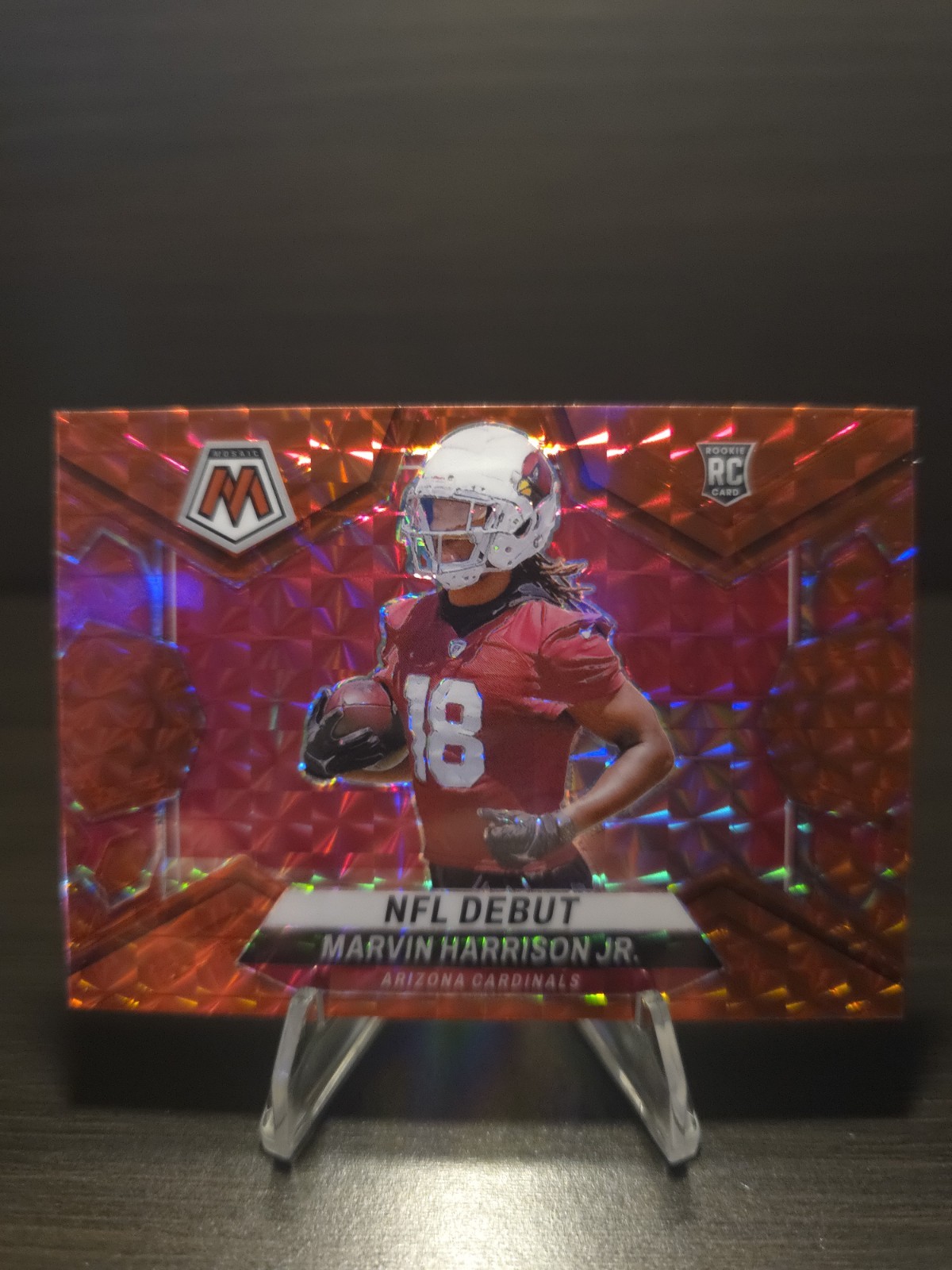 2024 Panini Mosaic - NFL Debut Marvin Harrison Jr. #283 Camo Red Mosaic...