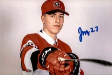 Jack Matier Signed Autographed 4x6 Photo Ottawa 67's / Nashville Predators
