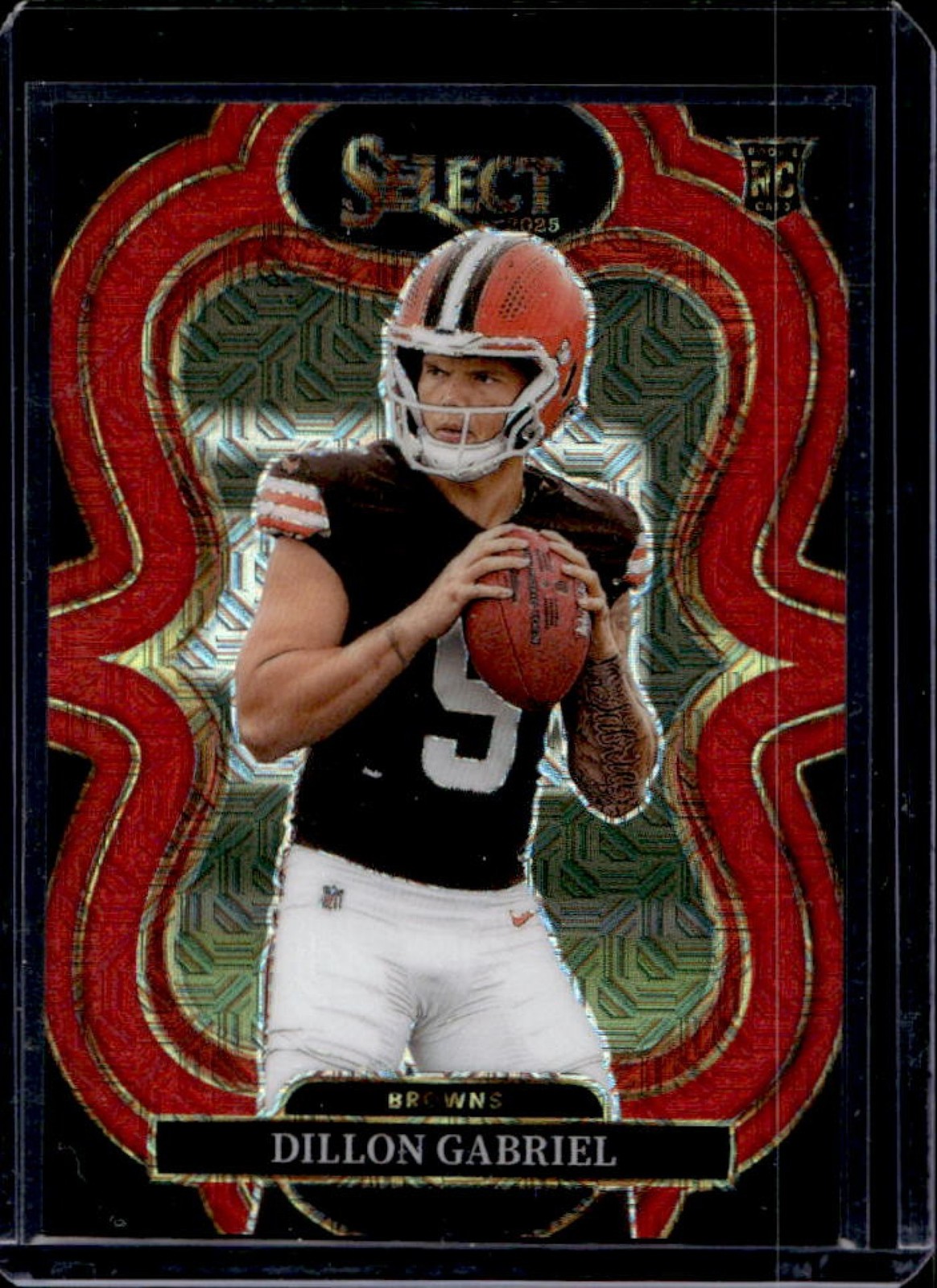 2025 Panini Select Dillon Gabriel Suite Level Red Prizm Rookie RC #/49 Browns