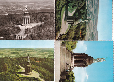 4 Ak Hermanns-Denkmal, Teutourger Wald, Detmold