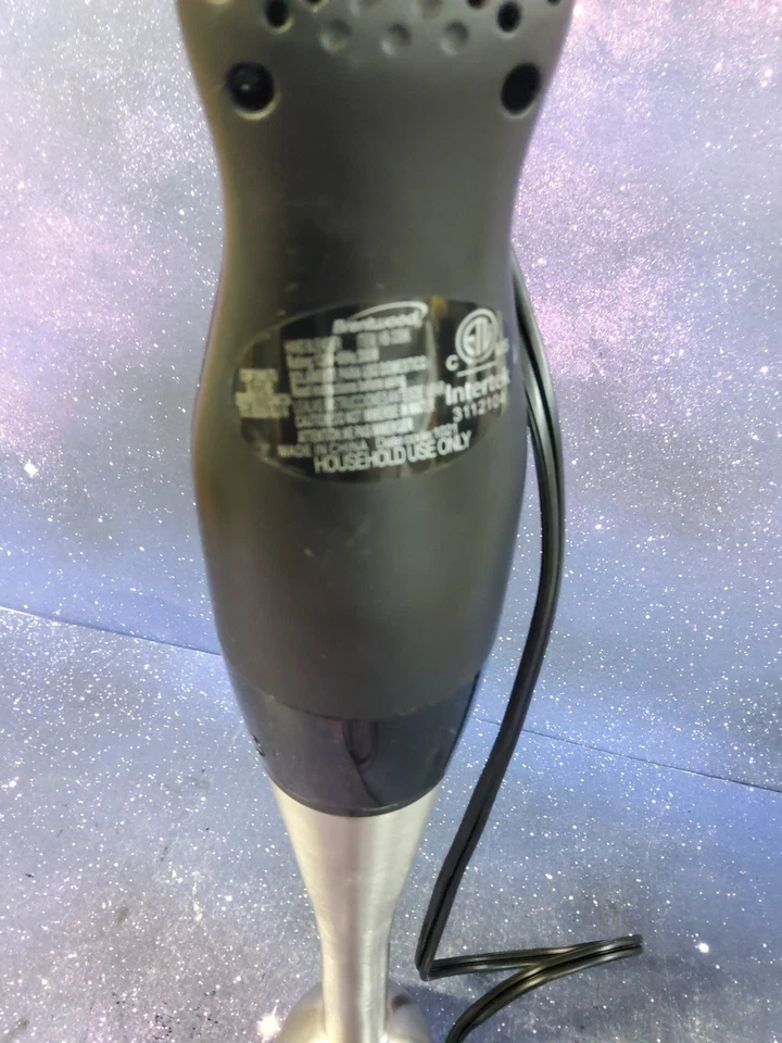 Brentwood HB-33BK: Batidora de mano de 2 velocidades 200 W, negra Foto 3 de 4