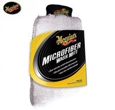 Meguiars New X3002 Microfiber Wash Mitt Super-thick Reusable Wash