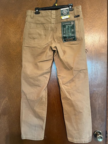 G.H. Bass & Co. Men's Canvas Terrain Stretch Pants 32x32 Brown New With Tags - Picture 3 of 5