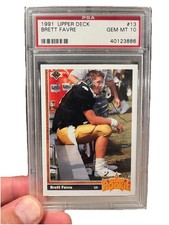 1991 Upper Deck Star Rookie Brett Favre #13 PSA 10