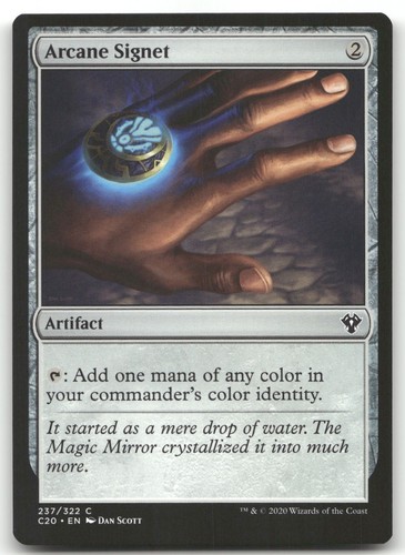 Arcane Signet #237 Commander 2020 C20 MTG
