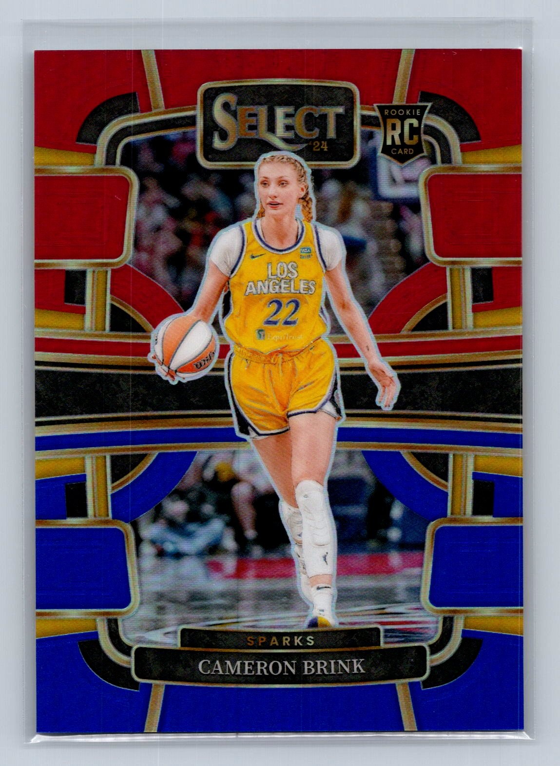 2024 Panini Select WNBA Cameron Brink #56 Prizms Red and Blue #/399 Sparks