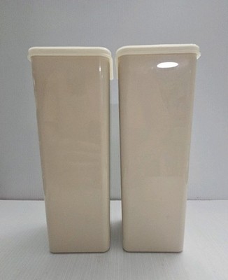  Tupperware Velveeta Block Cheese Keepers 2 Sets ( Made In USA 3 Piece Sets)