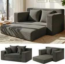 Fifty-Six Inch Convertible Loveseat Sofa Bed