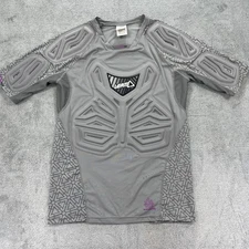 Leatt Roost Tee Shirt Mens L/XL Gray Riders Body Protector Moisture Cool Padded