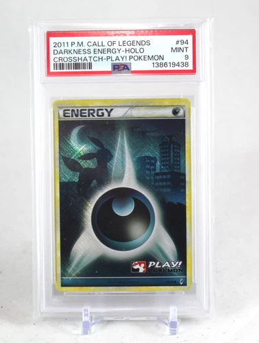 2011 Pokémon Call of Legends Umbreon Darkness Energy 94/95 Play! Promo PSA 9