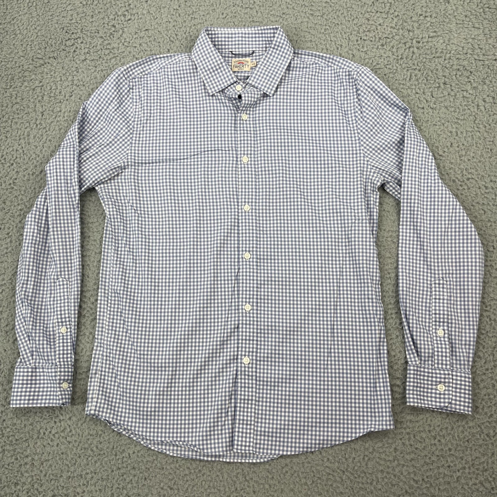 Faherty Movement Performance Button-Up Shirt Mens… - image 1