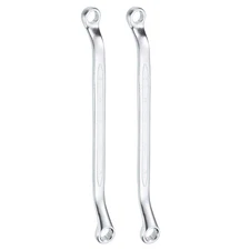 2pcs 45-Degree Offset Box End Wrench 8mm x 9mm Metric Double Box End Wrench
