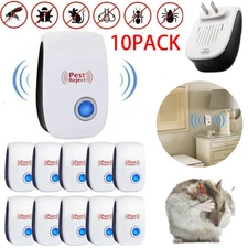 10PCS Ultrasonic Pest Reject Home Control Electronic Repellent Mice Rat Repeller