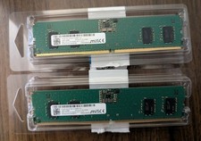 16GB 2x8GB Micron DDR5 5600MHz UDIMM RAM Memory Kit - MTC4C10163S1UC56BD1 - Pu