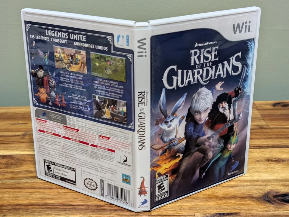 Rise of the Guardians (Nintendo Wii, 2012)➡️CIB  - Tested - Near Mint 📀! - Image 4 of 4