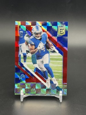 2021 Panini Chronicles - Elite Update Red #197 Amon-Ra St. Brown /399 (RC)