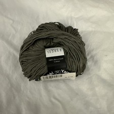 Tahki Ripple Yarn Color 10 Pewter Gray 100 Mercerized Cotton Tape 50g