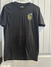 Billabong Black Tee With Logo Size Med