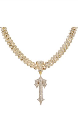 Ice Out Kette für Herren robuste Hip-Hop Streetwear Kette Halskette Herren