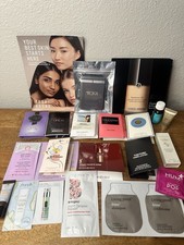 21 pcs High End Perfume Skincare Beauty Cosmetics Makeup Hair Sample Packets Lot