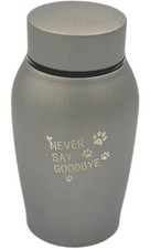 Keepsake Cremation Urns Stainless Steel Funeral Urn For Pet Cats, Dogs B1