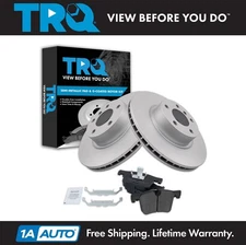 TRQ Front Brake Pad & Rotor Kit Fits 2011-2017 BMW X3 2015-2018 X4