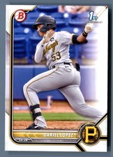2022 Bowman DARIEL LOPEZ PAPER PROSPECT #BP-56 Pittsburgh Pirates