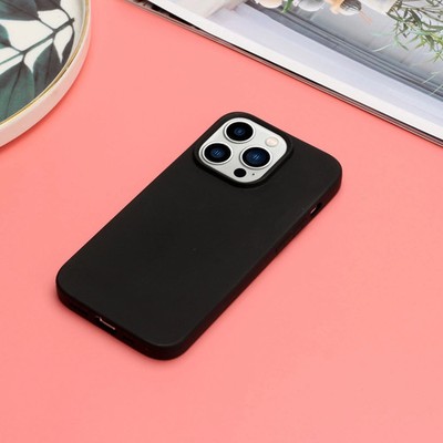 For iPhone 15 Pro Max 14 13 12 11 8 7 Silicone Soft Lightweight Slim Phone Case