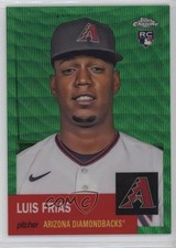 2022 Chrome Platinum Anniversary Green Wave Refractor 35/99 Luis Frias #116 16o7