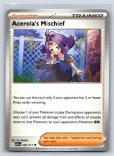 Acerola's Mischief 180/217 Uncommon Ascended Heroes Pokemon Near Mint