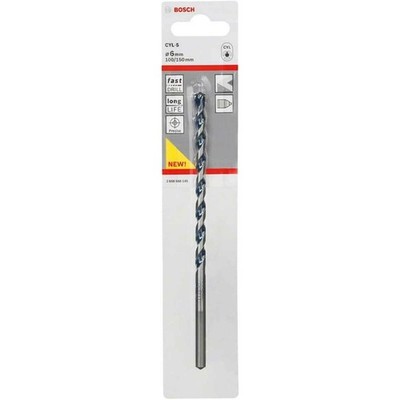 Bosch Professional 1x CYL-5 Betonbohrer (für Beton, Ø 6 x 150 mm, Robust Line, Z
