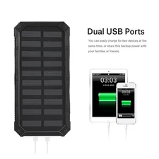Portable 20000mAh Fast Charging Dual USB Polar Mobile Power Bank Case DIY Kit O9