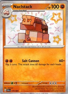 Naclstack 177/091 SV: Paldean Fates Holo Shiny Rare