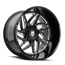 20x10 American Truxx At1917 Goliath Blackmilled Wheel 8x170 -24mm