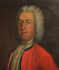 Antique 18thC English-School Folk Art Royalty Aristocrat Portrait Oil Painting — photo 4