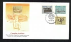 Canada #928, 930, 933,  1985 Artifacts (3), Fleetwood cachet FDC