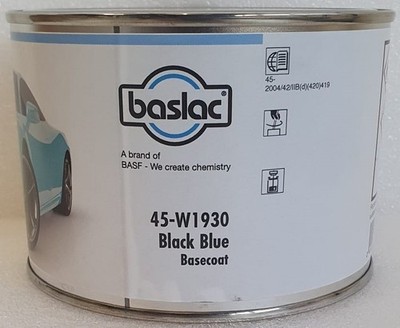 Baslac Wasserlack W 1930 Black Blue in 0,5 Liter