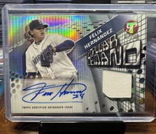 FELIX HERNANDEZ 2025 Topps Pristine Popular Demand Auto Relic #/80 MARINERS SSP