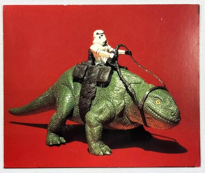 Star Wars - Postkarte Chronicle Books - Stormtrooper on a Patrol Dewback