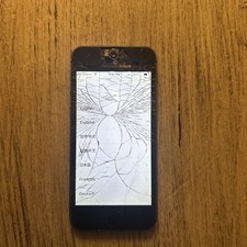 iPhone 5 RESTORED CONDITION MAJOR CRACKS LOCKED TO PREVIOUS OWNER