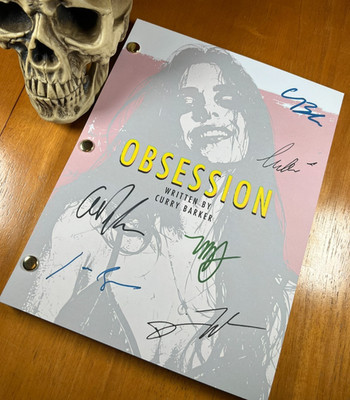 Obsession Script Signed- Autograph Reprints- Inde Navarrette- Horror