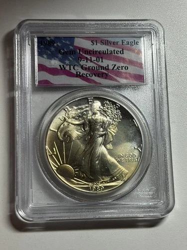 Photo of a 1989 American Silver Eagle from an eBay listing that sold on Jul 19, 2026